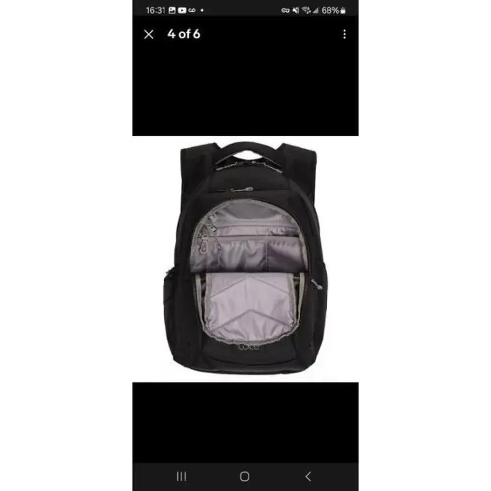 Lolë‎ Quilted Nylon Backpack / Black/ New